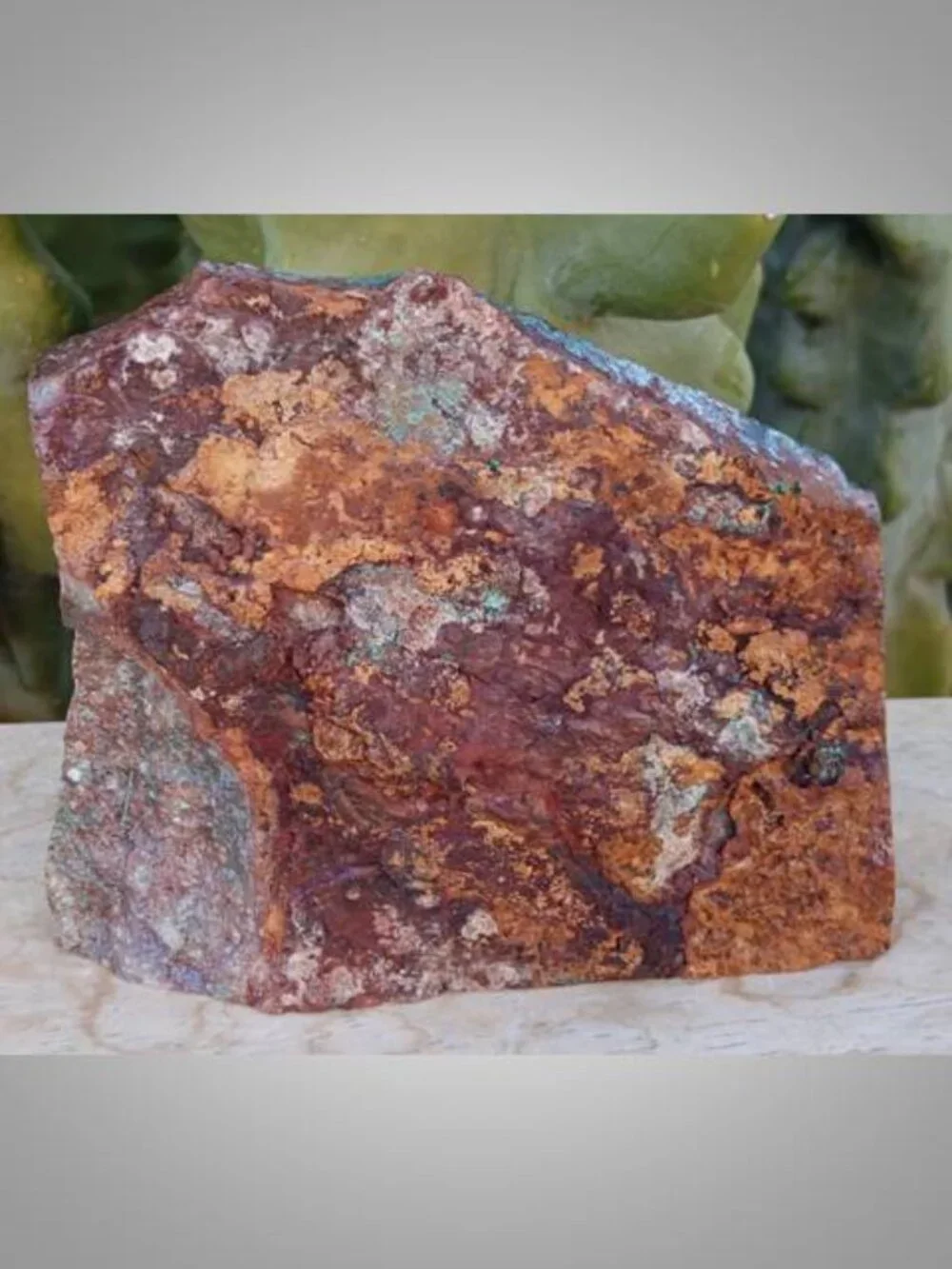 copper with chrysocolla crystal mineral free form chunk